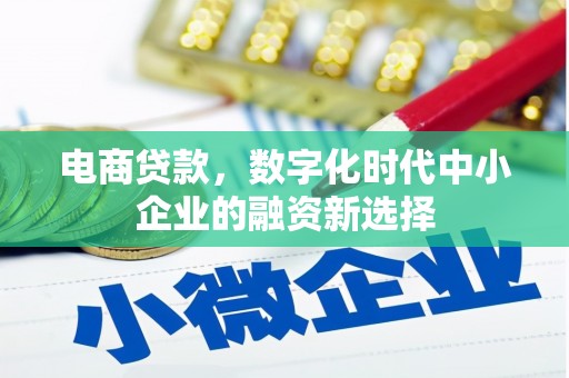 盐城电商贷款，数字化时代中小企业的融资新选择