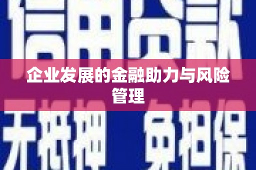 盐城企业发展的金融助力与风险管理