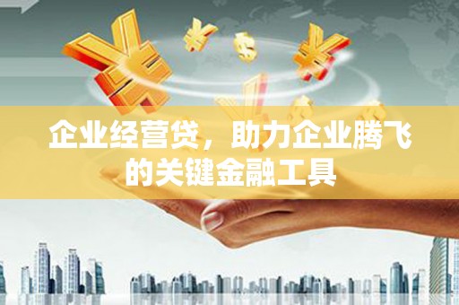 盐城企业经营贷，助力企业腾飞的关键金融工具