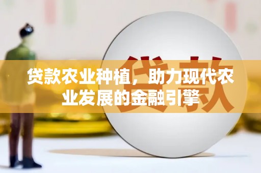 盐城贷款农业种植，助力现代农业发展的金融引擎