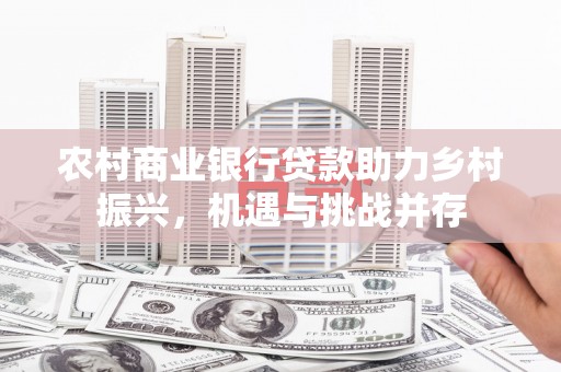 盐城农村商业银行贷款助力乡村振兴，机遇与挑战并存