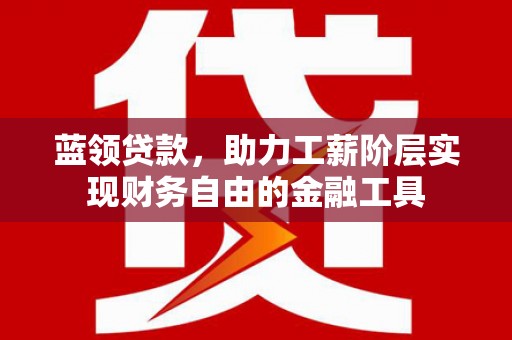 盐城蓝领贷款，助力工薪阶层实现财务自由的金融工具