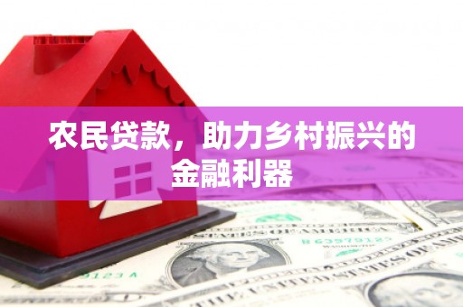 盐城农民贷款，助力乡村振兴的金融利器
