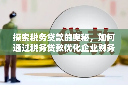 盐城探索税务贷款的奥秘，如何通过税务贷款优化企业财务