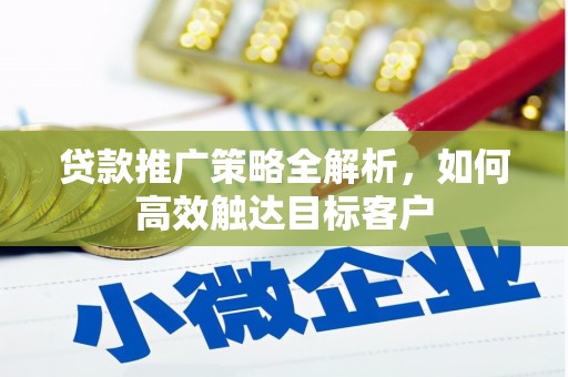 盐城贷款推广策略全解析，如何高效触达目标客户