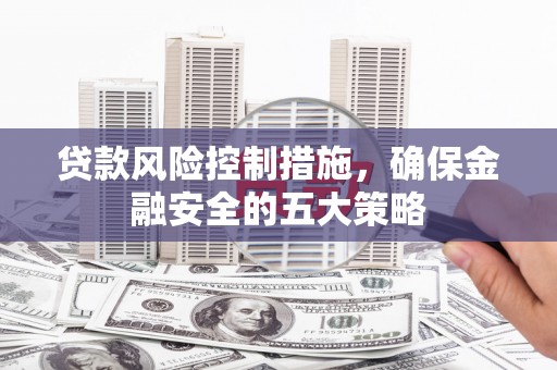 盐城贷款风险控制措施，确保金融安全的五大策略