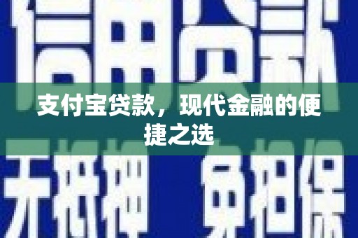 盐城支付宝贷款，现代金融的便捷之选