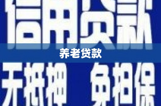 盐城养老贷款