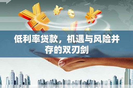 盐城低利率贷款，机遇与风险并存的双刃剑